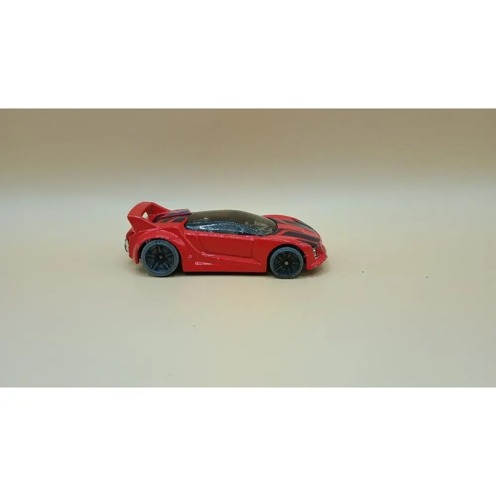 Hot Wheels 2012 Mattel Quick N Sik Red Origins Of Awesome Die Cast 1:64